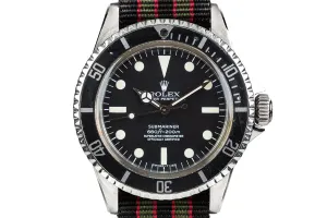 1961 Rolex Submariner 5512 with Pointed Crown Gaurds and Service Dial