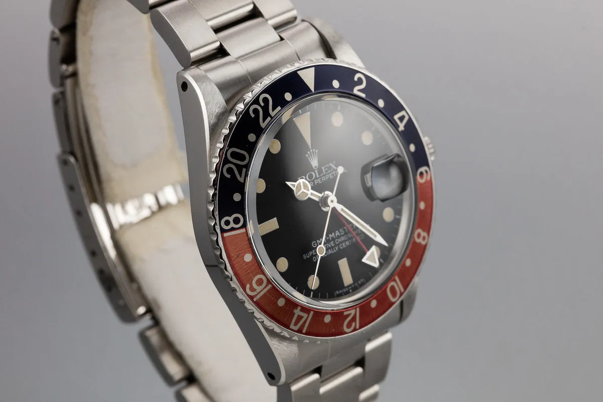 1983 Rolex GMT-Master 16750 "Pepsi" with Papers