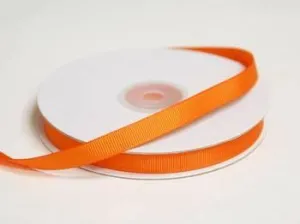 25 Yards 3/8" DIY Orange Grosgrain Ribbon For Craft Dress Wedding