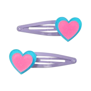 alexa hair clips - heart