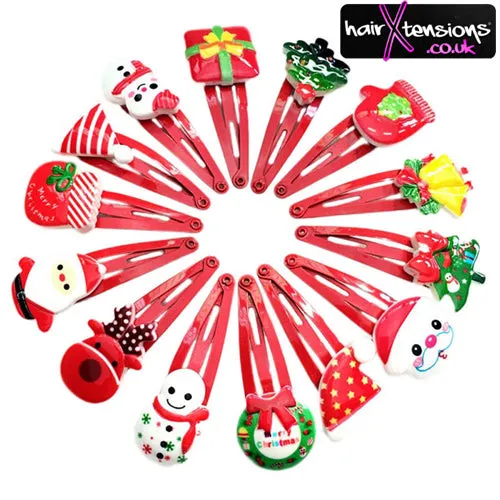 Christmas Hair Pins Accessories (10pcs)