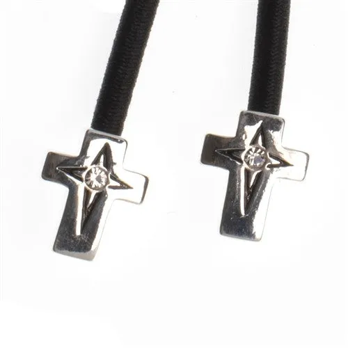 Cross 'Believer' in Silver with Crystal Accent