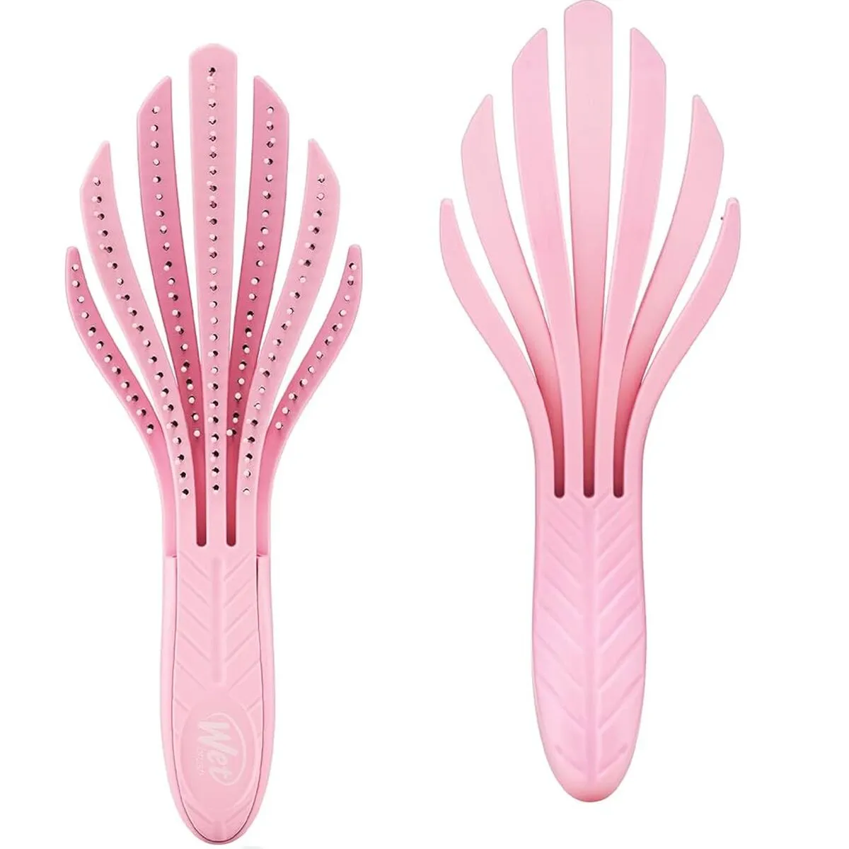 Detangling Hairbrush The Body Shop Go Green Pink Curly hair