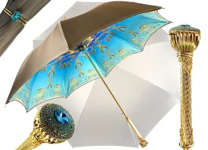 Elegant Gradient Gold Umbrella