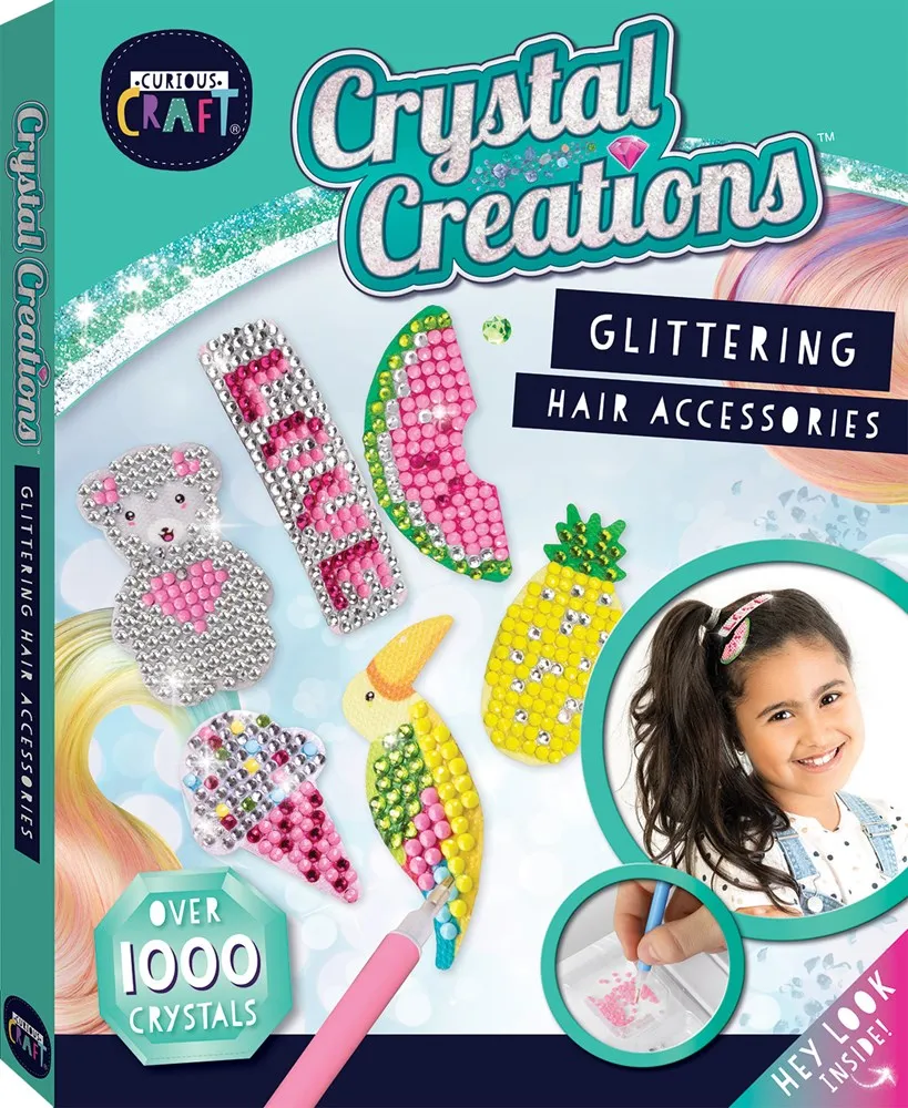 Hinkler Curious Craft Crystal Creations: Glittering Hair Accessories