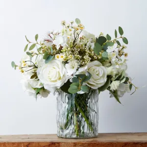 Ivory Silk Flower Arrangement