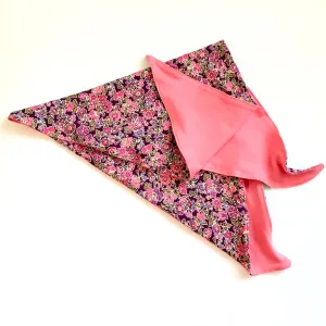 Liberty Scarf Headscarf Cleo Pink with Coral Pink