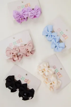 Little Luxe Bows Claw Clip 2-Pack