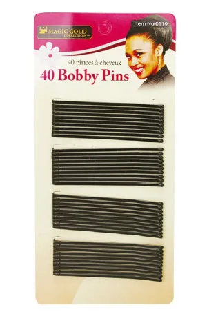 Magic Gold 40 Bobby Pins