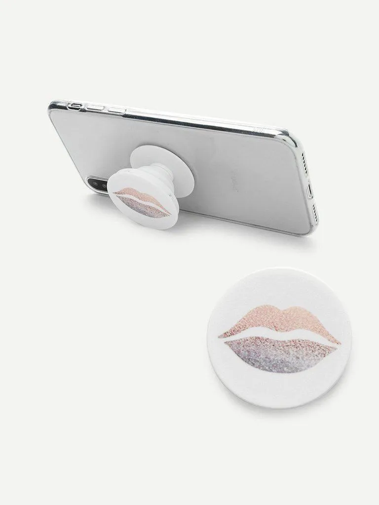 Metallic Lip Gasbag Phone Holder