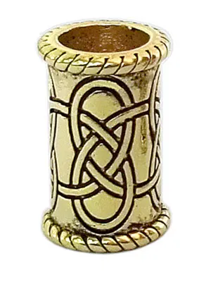 New! Celtic Strength Hair Bead - Gold Regular