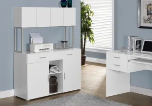 Office Cabinet - 48"L / White Storage Credenza