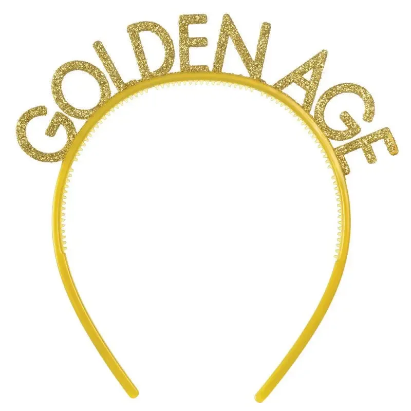 Over the Hill Golden Age Headbands - 6 Pack