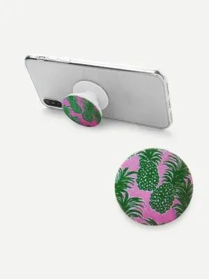 Pineapple Print Gasbag Phone Holder