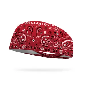 Red Bandana Performance Wicking Headband