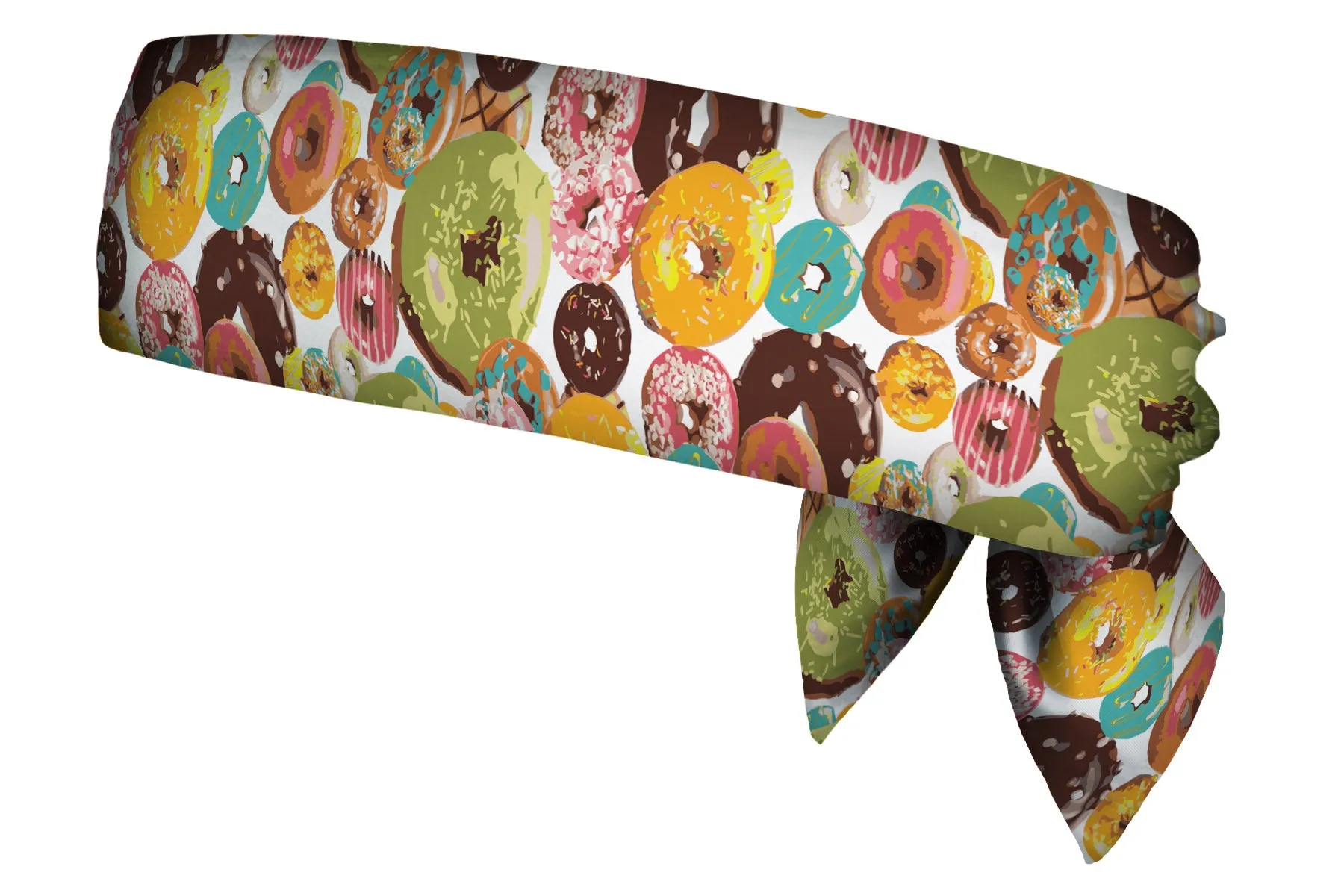 REVERSIBLE Curly Q/Donuts Galore Head Tie (SKU 3035 HTB)