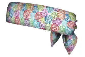 REVERSIBLE Curly Q/Donuts Galore Head Tie (SKU 3035 HTB)