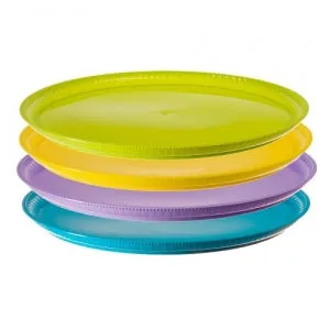 Ridged - 12" Round Tray - Vibrance (Case Qty: 24)