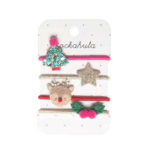 Rockahula Festive Christmas Ponytail Bands