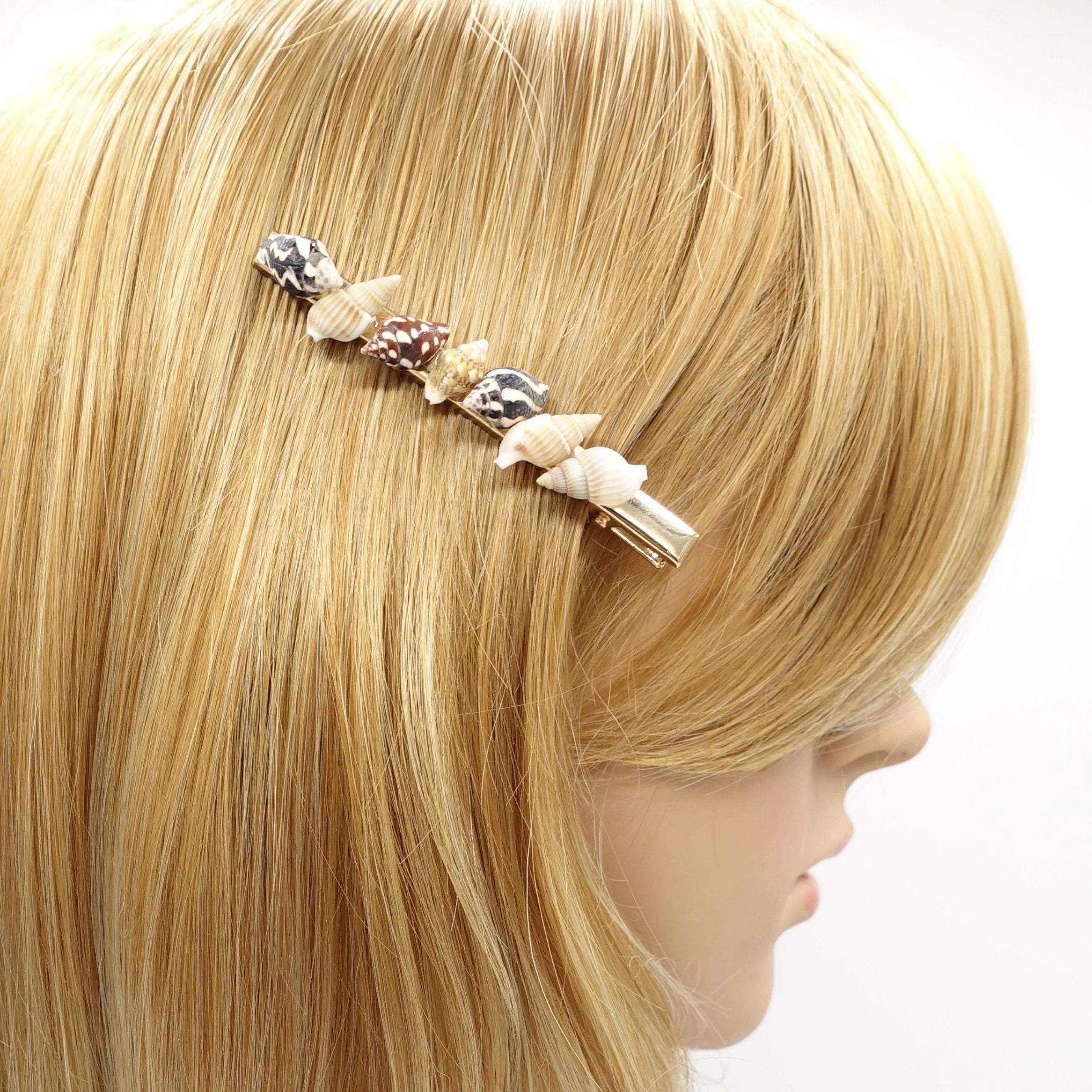 seashell hair clip