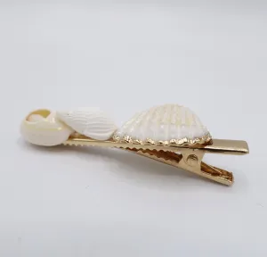 seashell hair clip