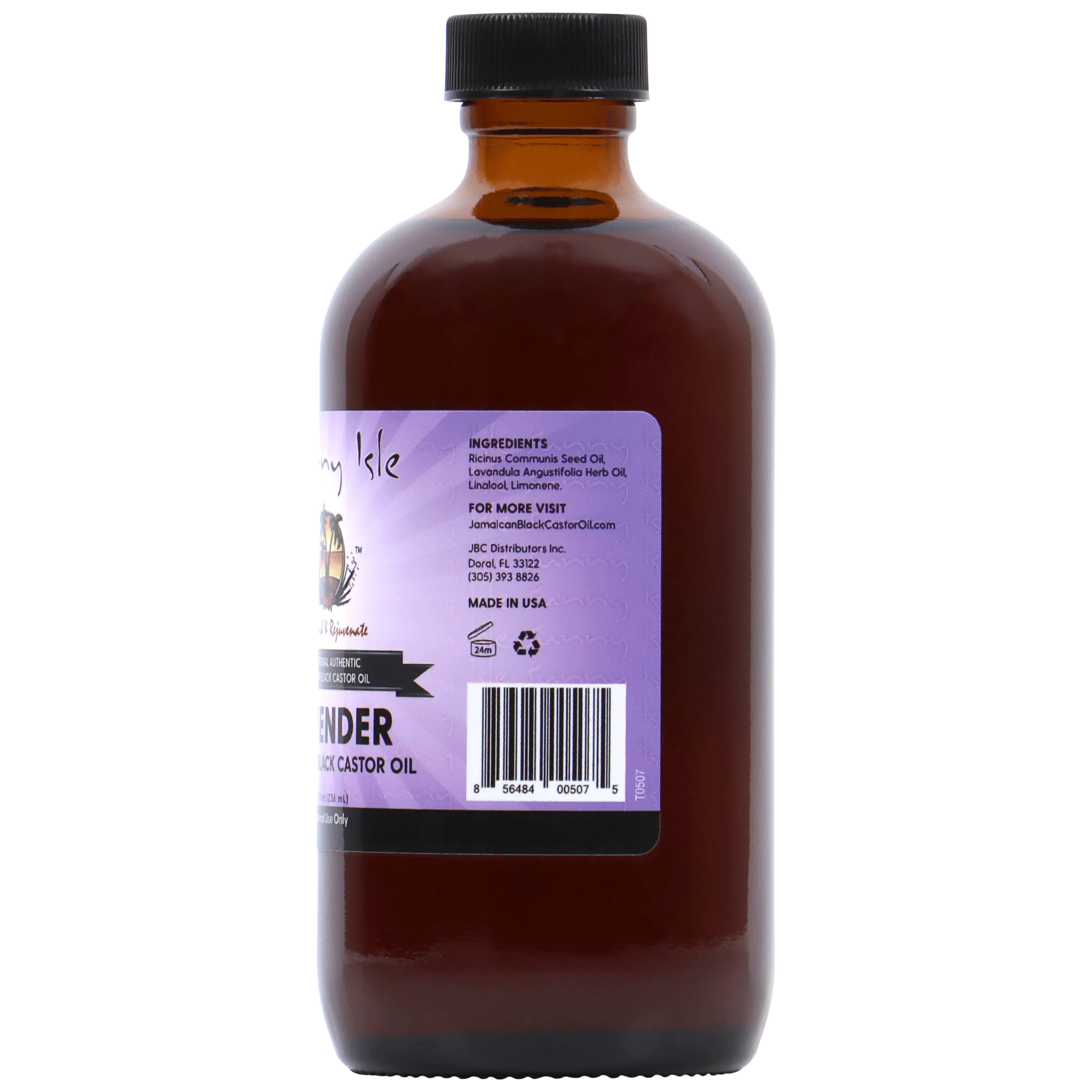 Sunny Isle Lavender Jamaican Black Castor Oil - 8oz