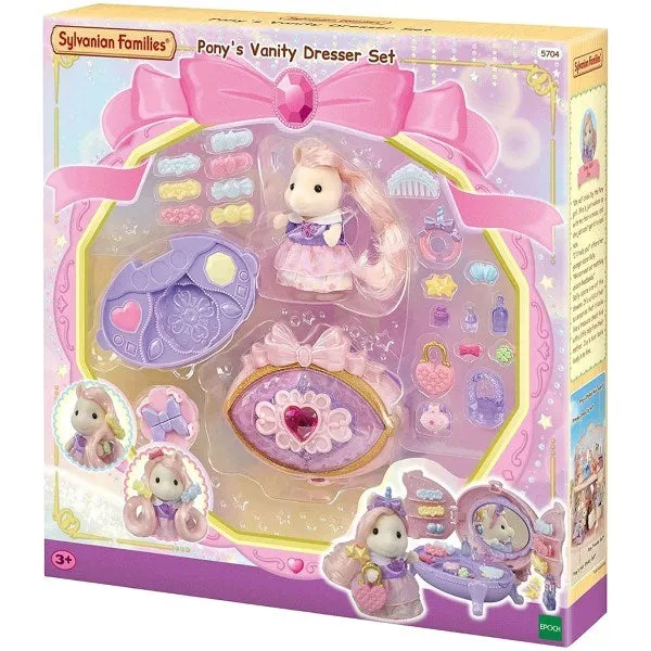 Sylvanian Families Pony's Vanity Dresser Set